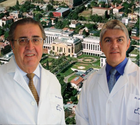 El Dr. Luis Aliaga junto a su socio el Dr. Ricardo Vallejo